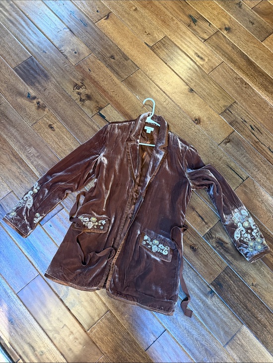 Sundance Jackets & Blazers - Sundance Brown Velvet Blazer
